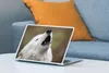 MuchoWow® Laptop Aufkleber Sticker Cover Wolf - Weiß - Tier Produktbild-Vorschau 4
