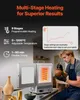 SucceBuy Elektrischer Schmelzofen 1650 W mit digitaler Produktbild-Vorschau 2