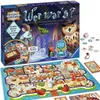 A board game box and board are displayed, along with game pieces and cards. Produktbild-Vorschau
