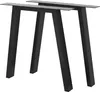 MetaloPro 2 Stück Tischbeine-Metall Schwarz 72cm I Produktbild-Vorschau 1