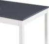 vidaXL Table de salle à manger blanche et grise 180 x 90 x Voir les images du produit 4