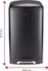 Treteimer Edelstahl soft close 30 Liter Dirt Devil Produktbild-Vorschau 5