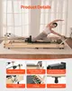 VEVOR reformer Pilates pieghevole in legno per l'uso nella Anteprima dell’immagine prodotto 5