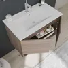 Möbel-Set für das Badezimmer in Holzoptik, 80cm | Venezia Produktbild-Vorschau 3
