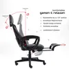 Gaming Stuhl im modernen Racing-Design mit einklappbarer Produktbild-Vorschau 5