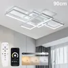 Smarte LED-Deckenlampe 90×60 cm, moderne Deckenlampe mit Produktbild-Vorschau 1
