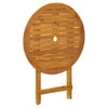 3-tlg. Bistro-Set Schwarz Poly Rattan und Massivholz Produktbild-Vorschau 8