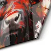 DEQOART Glasbild Echtglas 55x48 cm 'Kraftvolle Wildheit' Produktbild-Vorschau 4