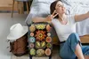 MuchoWow® Koffer Handgepäck Trolley Rollkoffer Kleine Produktbild-Vorschau 2