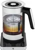 A close-up studio shot of a WMF Lumero Multi-Wasserkocher 1.6l electric kettle on a black base. Náhled obrázku produktu