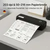 A4 thermische printer, 203 dpi, Bluetooth 5.2 en USB 2.0, Productafbeelding-voorbeeld 4