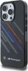 A black iPhone case with BMW Motorsport branding and racing stripes. Produktbild-Vorschau