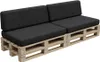 Palettenkissen, Palletenpolster, Gartenkissen, PFBG (2X Set Produktbild-Vorschau 1