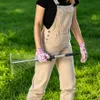 Metallener Gartenrechen, fächerförmig, für Laub und Gras, Produktbild-Vorschau 8