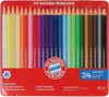 FC Bayern 34536 Set di 24 matite colorate Anteprima dell’immagine prodotto 1