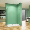 B.80x40cm H.200cm Duschabtrennung Walk in 8mm Nano Glas Produktbild-Vorschau 1