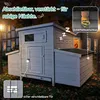 Hühnerstall aus Holz mit 2 Nistkästen, Hühnerhaus mit Produktbild-Vorschau 9