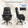 FLEXISPOT 3-in-1 Ergonomischer Bürostuhl mit 165° Produktbild-Vorschau 7