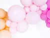 Ballons - Fort - Rose pâle pastel - 12 cm (100 pcs.) Voir les images du produit 3