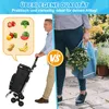 Faziango 3in1 Einkaufstrolley 51L bis 50 kg klappbar Produktbild-Vorschau 3