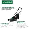 Tondeuse à gazon sans fil ROTAK18V2-43 - BOSCH - avec 2 Voir les images du produit 9