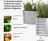 Blumfeldt Lit de Jardin Surélevé en L, 742L Acier Voir les images du produit 4