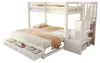 Etagenbett 90x200cm mit Ausziehbett 90/180x190cm, Holzbett Produktbild-Vorschau 8