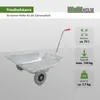 Schubkarre Einhandkarre Traglast 100 kg Volumen 75 L Produktbild-Vorschau 4
