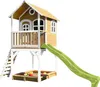 AXI Spielhaus Sarah mit Sandkasten & hellgrüner Rutsche | Produktbild-Vorschau 1