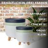 Moderner Blumentopf Ø 29 cm – Runder Übertopf mit Einsatz, Produktbild-Vorschau 3