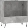 vidaXL Badschrank Betongrau 58 x 33 x 60 cm Holzwerkstoff - Produktbild-Vorschau 8