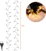A string of lights with a plug and a close-up of the bulbs. Voir les images du produit