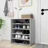vidaXL Scarpiera grigio cemento 60x35x70 cm materiale a Anteprima dell’immagine prodotto 10