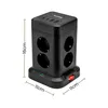 Huslog prolunga verticale con USB HUS1004, torre a 8 prese, Anteprima dell’immagine prodotto 20