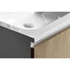 ARECA lavabo doppio in marmo fuso 161x51,5 cm, bianco Anteprima dell’immagine prodotto 4