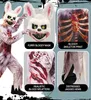Kostium zombiego królika z maską, przebranie na Halloween, Podgląd zdjęcia produktu 4
