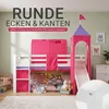 Homestyle4u Hochbett 90x200 mit Rutsche Turm Tunnel Produktbild-Vorschau 7