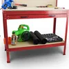 Bituxx Werktisch mit Lochwand und Schublade, Rot, MS-17726 Produktbild-Vorschau 6