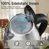 HOMELUX 1,7L Wasserkocher Edelstahl 2200W Retro Produktbild-Vorschau 3