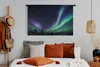 MuchoWow® Wandteppich Wandbehang Nordlichter - Park - Produktbild-Vorschau 5