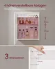 Wandschrank mit Spiegel und LED-Beleuchtung, Produktbild-Vorschau 6