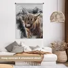 MuchoWow® Wandteppich Wandbehang Scottish Hochlandrind - Produktbild-Vorschau 2