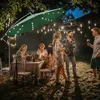 Sonnenschirm mit LED Beleuchtung Ampelschirm 350 cm Garten Produktbild-Vorschau 5