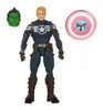 A Captain America action figure with accessories, including an alternate head and shield, displayed against a white background. Produktbild-Vorschau