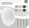 LuxeBath Urinal Weiß Zulauf von hinten Hochwertige Keramik Produktbild-Vorschau 5