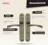 DOMINO Türgriff 78 Drückergarnitur WC - Badezimmer Set | Produktbild-Vorschau 7