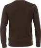 REDMOND Casual Herren Pullover Langarm Rundhals Dunkelbraun Produktbild-Vorschau 2