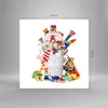 Bilder auf glas - Spielzeug Kinder Spaß Freunde - 30x30cm - Produktbild-Vorschau 3