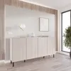 4-türige Kommode Sideboard Beistellkommode XELLO kaschmir / Produktbild-Vorschau 5