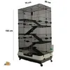 Nagervoliere BIG CAGE XXXL Nagerkäfig Käfig  Voliere Metall Produktbild-Vorschau 3